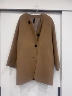 Dignite collierベージュ ロングコート