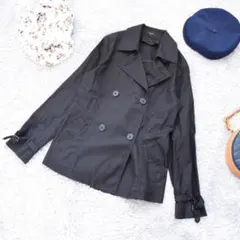 COMME CA ISM コムサイズム L ジャケット 美品 黒ブラック日本製