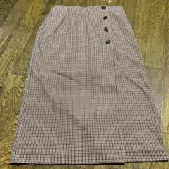 UNIQLO チェック柄 タイトスカート Mサイズ