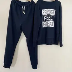 REPOSE FEEL GREAT スウェット パジャマ 上下セット