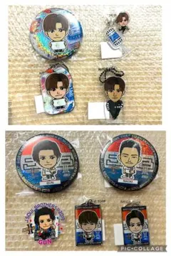 岩田剛典 小林直己 NAOTO 山下健二郎 ぶらさがりチャーム メタルキーホルダ