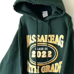 ポート&カンパニー NASSAKEAG パーカー L グリーン 緑 古着