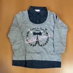 CRT CUTIE 襟付き長袖カットソー