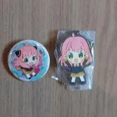 アーニャ 缶バッチ ラバーマスコット