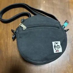 CHUMS 円形ボディバッグ ブラック