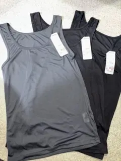 タンクトップ グレー ブラック 2色セット