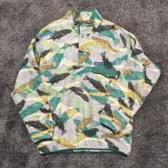 極美品 パタゴニア シンチラ トラウト 魚 フリース patagonia L