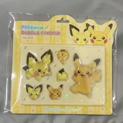 韓国限定 ポケモン ポップアップ バブルステッカー ピカチュウ ピチュウ