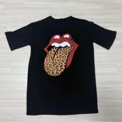 SHEIN ベロマーク ビックTシャツ ヒョウ柄 ロック