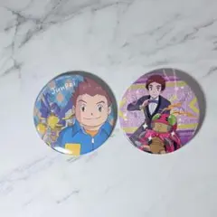 デジモンテイマーズ 松田タカト ギルモン 缶バッジ 超進化キラ ②