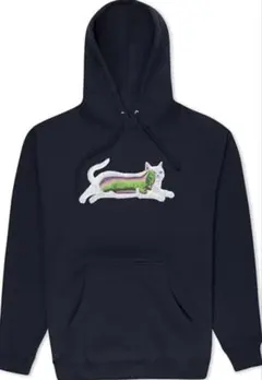 【L】RIPNDIP リップンディップ トランザムフーディー パーカー NAVY