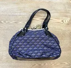 Anna Sui パープルハンドバッグ