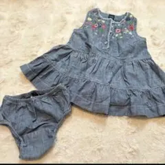babyGAP デニムワンピース 70 ベビー 女の子 ギャップ セット