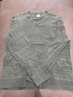 GAP グリーンVネック 薄手セーターのサムネイル