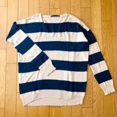 美品！Heather ボーダーニット