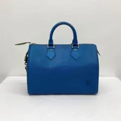 ルイ・ヴィトン　エピ　スピーディ 25　ハンドバッグ　トレドブルー　M43015