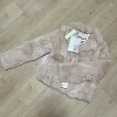 新品タグ付き】WHITE LABEL♡ラビットファーコート 襟付き - メルカリ