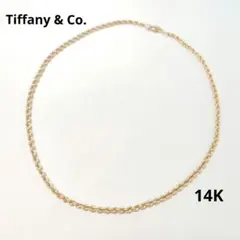 希少】ティファニー 14K ヴィンテージ ゴールド ネックレス 7707 