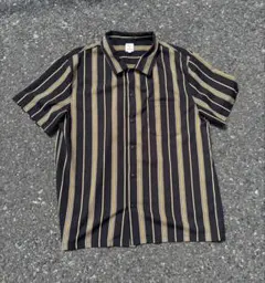ストライプ 半袖シャツ 古着