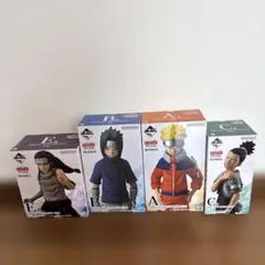 一番くじ　NARUTO 中忍試験編　A.Ｂ.C.D賞MASTERLISEセット＆