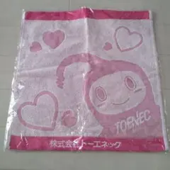 [新品未開封] ノベルティグッズ トーエネック タオル ピンク