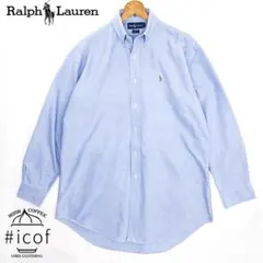 90s RALPH LAUREN ラルフローレン ボタンダウンシャツ b132