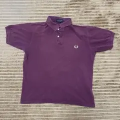 ち*】様 FRED PERRY パープル ポロシャツ L
