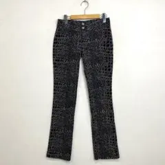 00s ローライズ フレアパンツ コーデュロイ クロコダイル 黒 y2k 平成