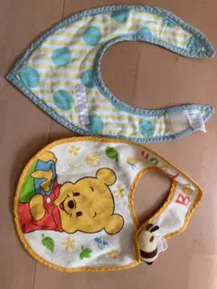 ディズニー プーさん スタイ 2枚セット よだれかけ ベビー