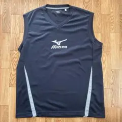 【匿名配送】 ミズノ MIZUNO ノースリーブ タンクトップ 黒 ブラック