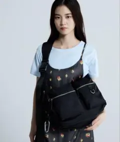 ジーナシス　ナイロンベルトボディＢＡＧ　ブラック JEANASIS（ジーナシス）の「ナイロンベルトボディBAG（）」 - WEAR