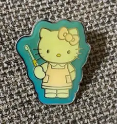 サンリオ ハローキティ ピンバッジ 歯ブラシ　　激レア