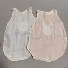 スリーパー 綿100% うさぎ ピンク クマ 紫 50~80 星柄 2枚セット