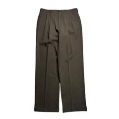 クレイボーン 2タックパンツ テーパード スラックス ブラウン系 34×32