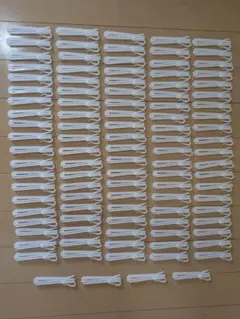 【新品・未使用・104本セット】カーテンフック 調整可能 ホワイト