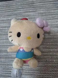 ハローキティ 日焼けキティ　マスコットキーホルダー