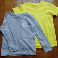 【モンベルmont-bell】キッズ/長袖、半袖Tシャツ 2枚セット150㎝、S