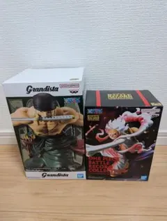 ワンピース Grandista ゾロ BATTLE ルフィ ギア5　フィギュア