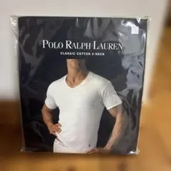 Polo Ralph Lauren クラシックコットン Vネック Tシャツグレー