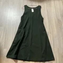 UNIQLO ブラッシュドジャージー フレアジャンパースカート XL