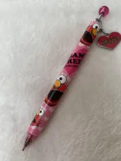 平成レトロ　セサミストリート　エルモ　シャープペンシル　ハートチャーム付き