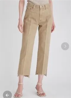 ミラオーウェン　ミラ オーウェン デニム　ベージュ　オリーブ　ストレート