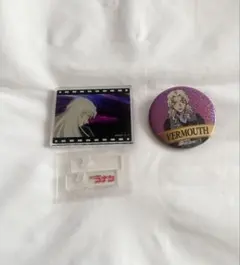 名探偵コナン展 TVアニメ放送30周年記念 ベルモット缶バッジアクリルセット