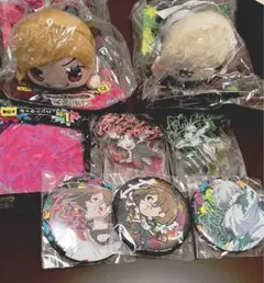 呪術廻戦 セガラッキーくじ 釘崎野薔薇 狗巻棘 アクスタ 缶バ ぬいぐるみ