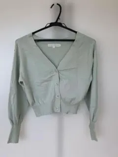 【美品】MERCURYDUO カーディガン　ミントグリーン