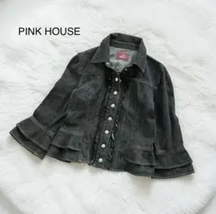 ♡大人気♡PINK HOUSE ピンクハウスピコフリル デニムジャケット M