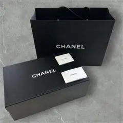 【美品】CHANEL シューズ　空箱　シャネル　スニーカー　ショップ袋