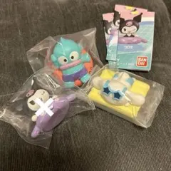 サンリオキャラクターズ　みんなでプールフィギュア ガチャガチャ カプセルトイ