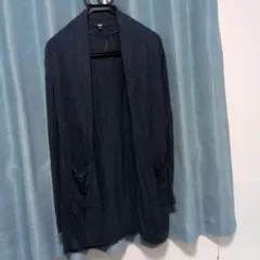 UNIQLO ユニクロ　リネンブレンド　ロングカーディガン