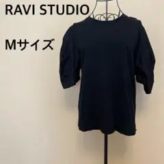 RAVI STUDIO/レディース/トップス/半袖/黒/ブラック/無地/シンプル